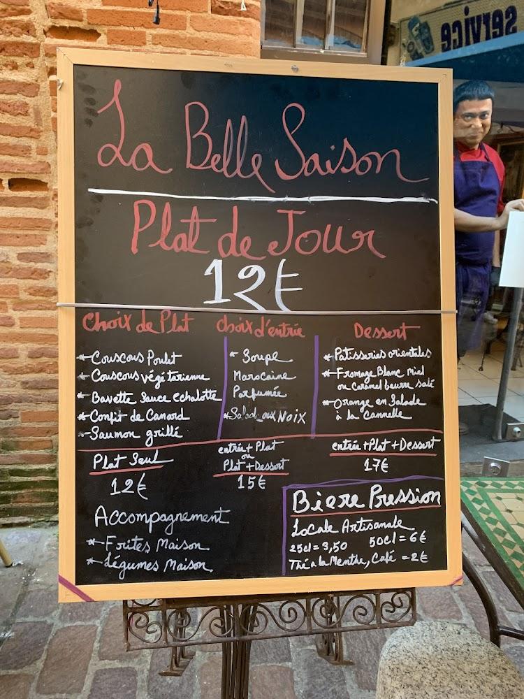 La Belle Saison - Menu Image 4